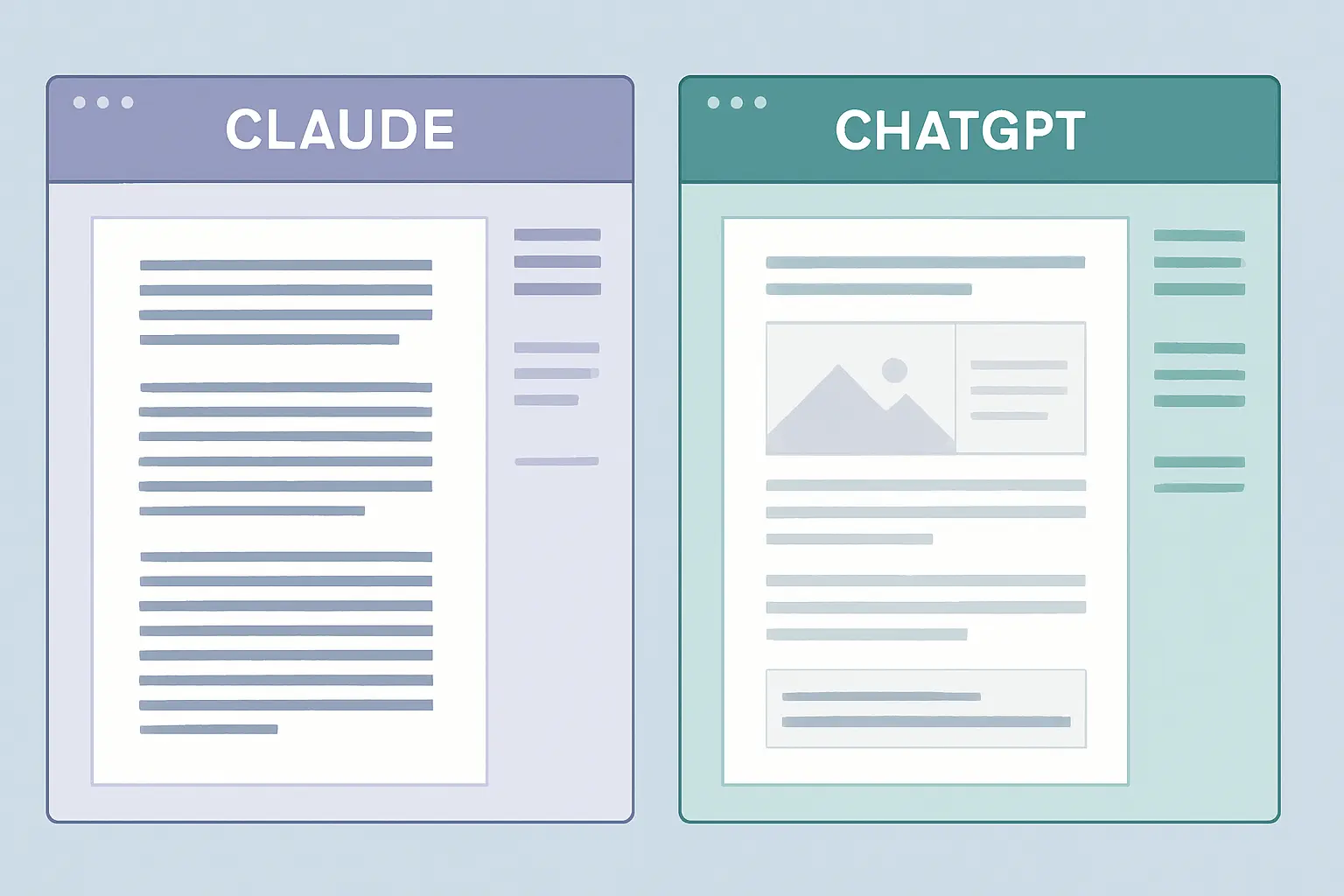 Comparativa de Claude y ChatGPT para redacción académica en el TFG: rendimiento en textos formales largos en español frente a versatilidad multimodal