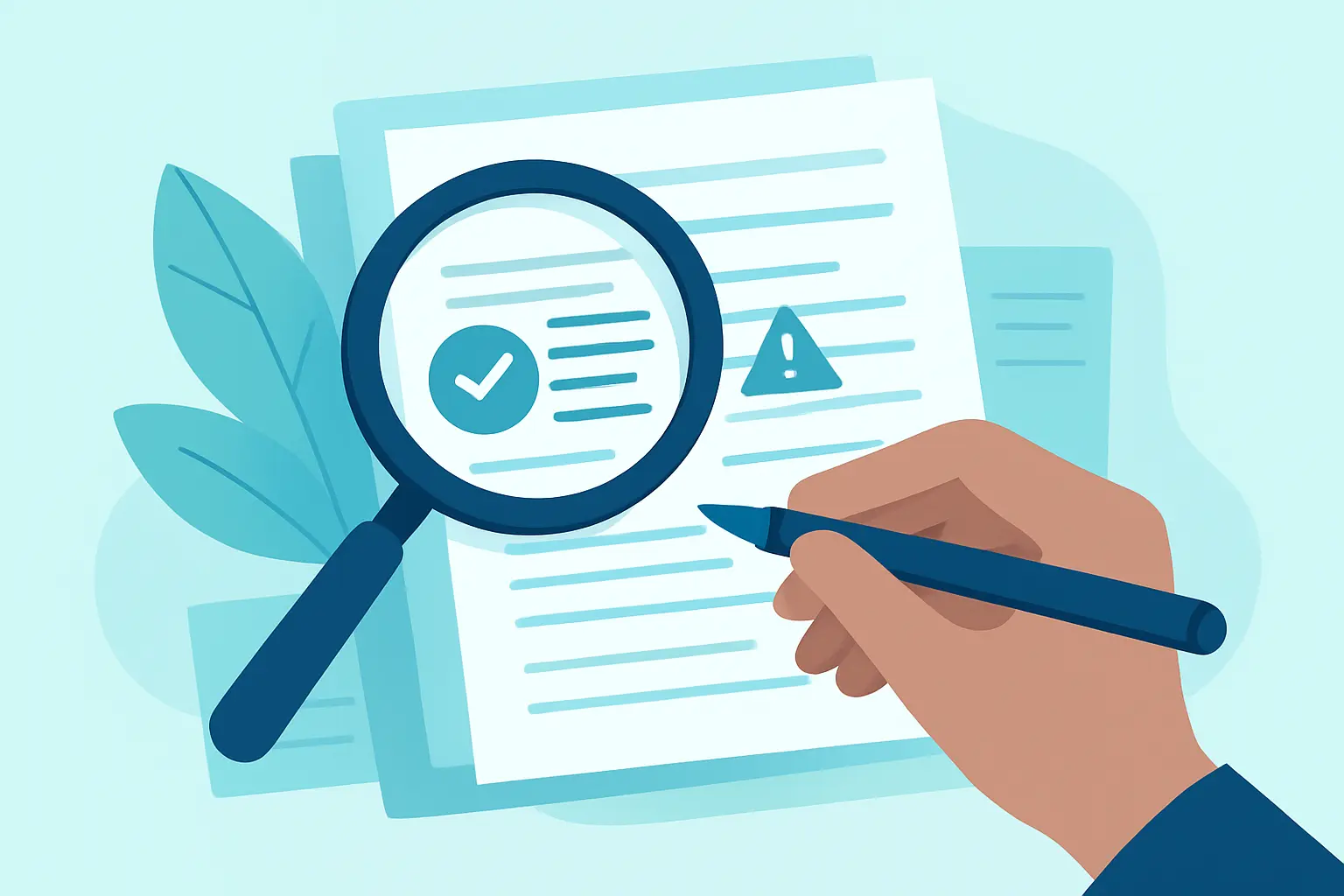 Estudiante comparando una referencia bibliográfica generada por IA con la fuente original en pantalla dividida