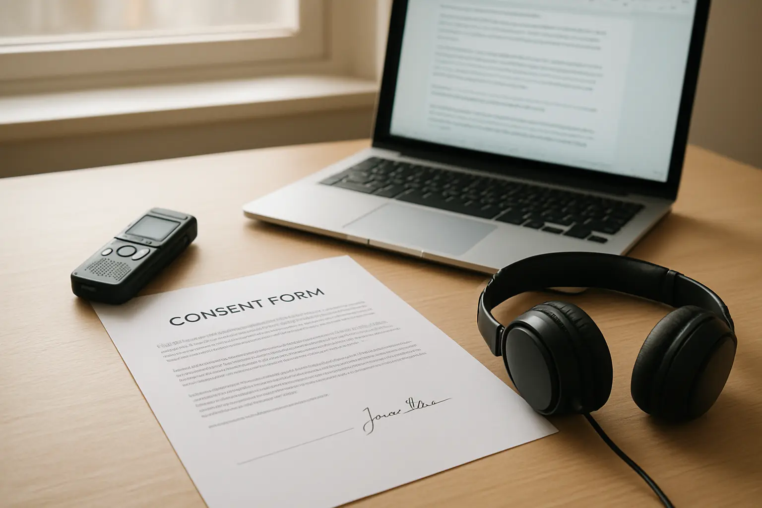 Cómo grabar y transcribir entrevistas para el TFG (consentimiento, herramientas y convenciones)