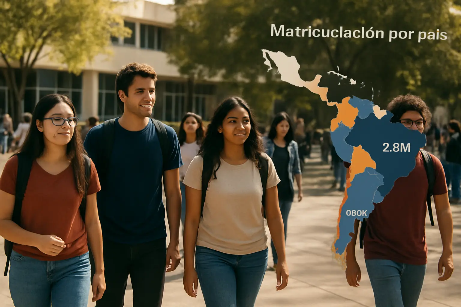 ¿Cuántos estudiantes universitarios hay en América Latina? Datos por país (2026)