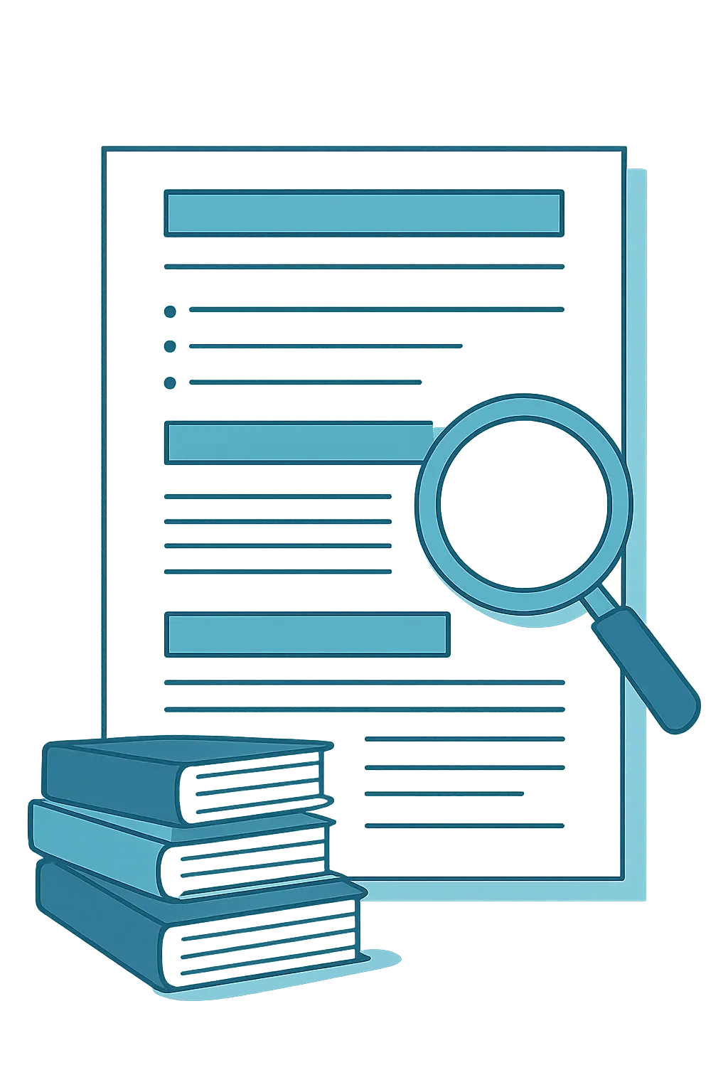 Matriz de literatura en una hoja de cálculo comparando autor, metodología y resultados de varios estudios