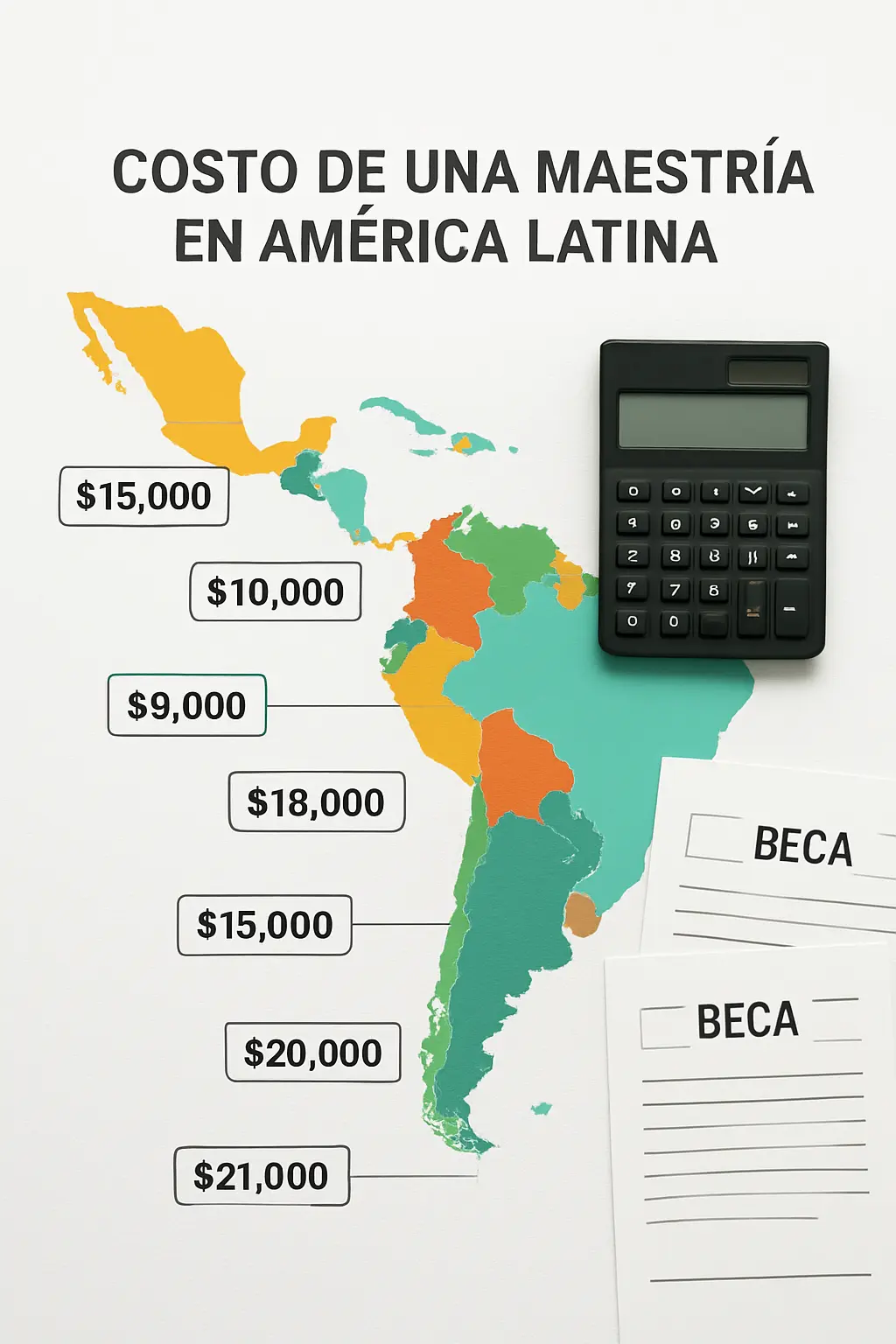¿Cuánto cuesta estudiar una maestría en América Latina? Precios por país (2026)
