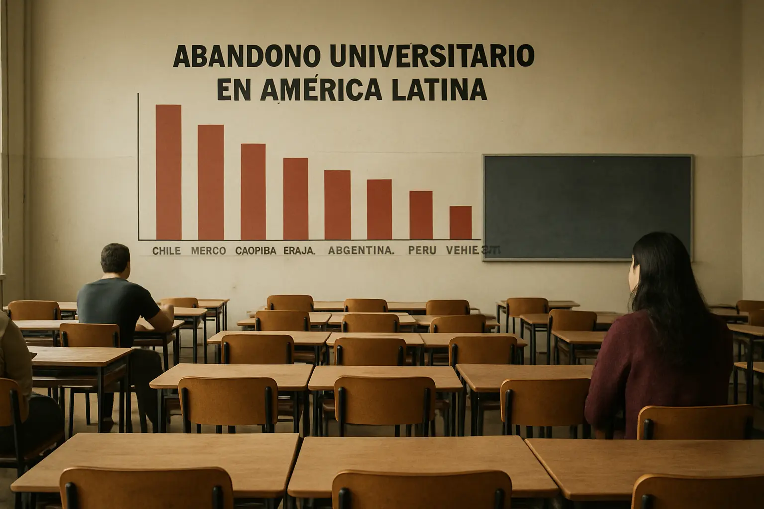 Tasa de abandono universitario en América Latina: datos por país (2026)