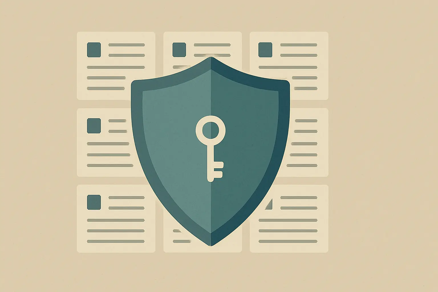 Ilustración de la protección de datos personales en una investigación académica