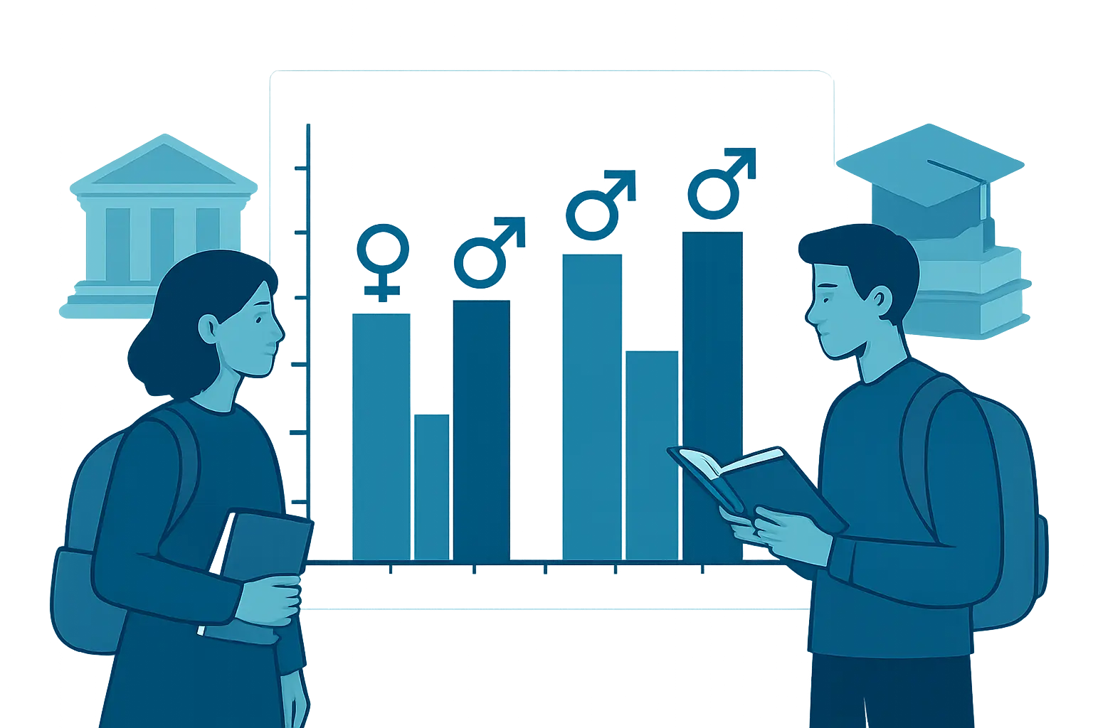 Cuántas mujeres estudian en la universidad en España: datos y brecha de género (2026)