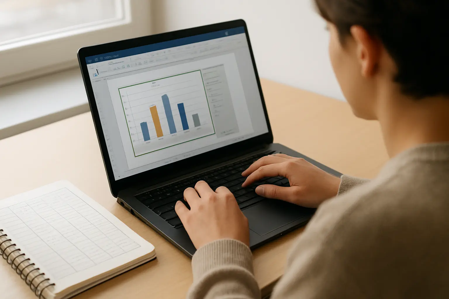 Cómo hacer gráficos en Excel para el TFG y pasarlos a Word sin perder calidad (2026)