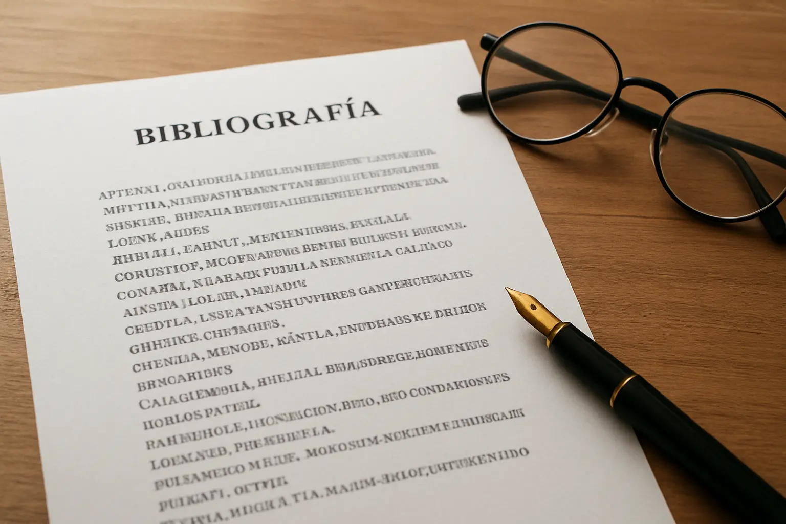 Página de bibliografía impresa de un trabajo de grado con referencias ordenadas alfabéticamente según Icontec NTC 1486