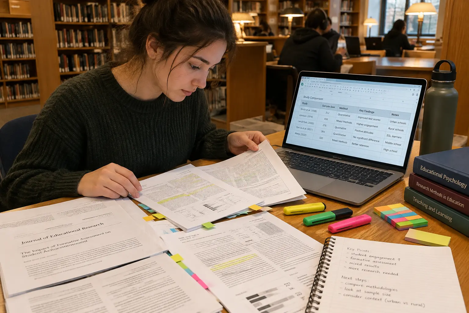 Matriz de antecedentes para un trabajo de grado de educación: cómo organizar los estudios antes de redactar (2026)